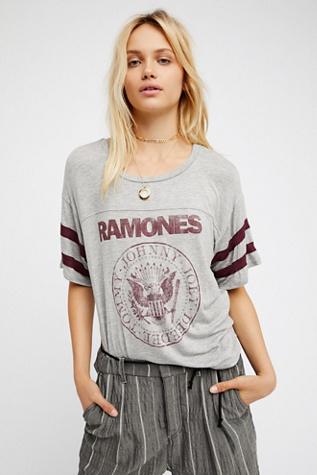 Daydreamer X Free People Womens Ramones Tee