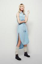 Free People Womens Cecilia Maxi Shirt