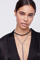Leather Wrap Chain Bolo By Free People