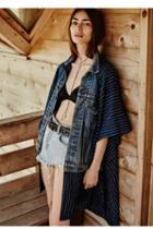 Standard Form Nyc Womens Peace Out Pinstripe Denim