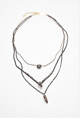 Av Max Womens Luxe Triple Necklace