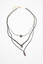 Av Max Womens Luxe Triple Necklace