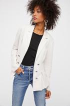 Cinched Waist Linen Blazer By Free People