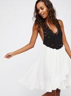 Free People Kissed By The Waves Mini Dress