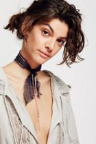 Free People Womens Valentina Chained Scarf N