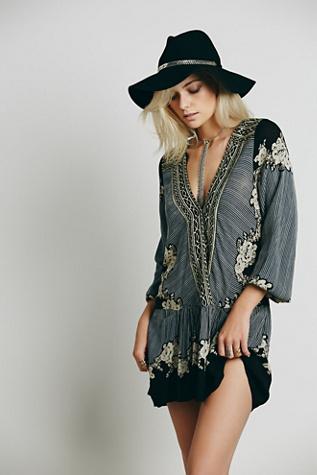 Fp Collection Womens Border Print Tunic