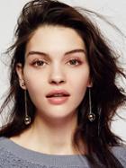 Luv Aj Baroque Chain Pendulum Earring