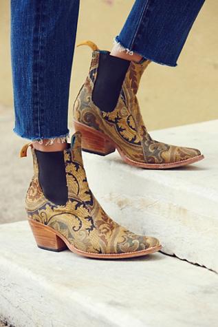 Jacquard Lenni The Label X Pskaufman Womens Jacquard Lenni Ankle Boot