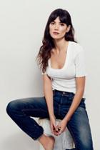 Intimately Womens Pointelle U Neck Tee