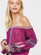 Dream On Embroidered Top By Free People
