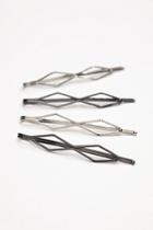 Fp Collection Womens Sleek Metal Bobby Pins