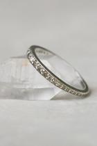 Ela Rae Womens Champagne Diamond Band Ring