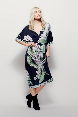 Free People Womens Hibiscus Garden Dress