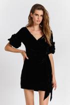 Caroline Velvet Wrap Dress By Fame And Partners At Free People