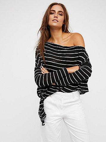 We The Free Striped Love Lane Tee