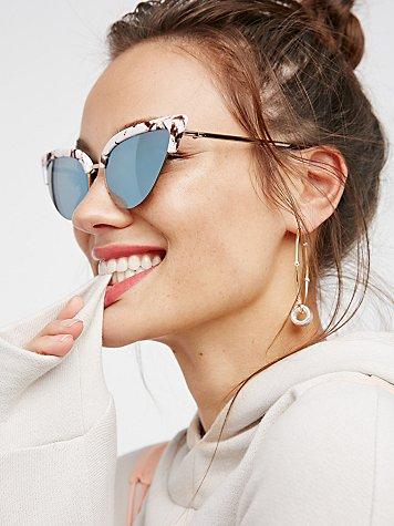 Free People Mamacita Cat Eye Sunnies