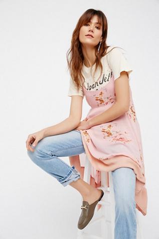 Free People Womens Faded Bloom Mini Dress