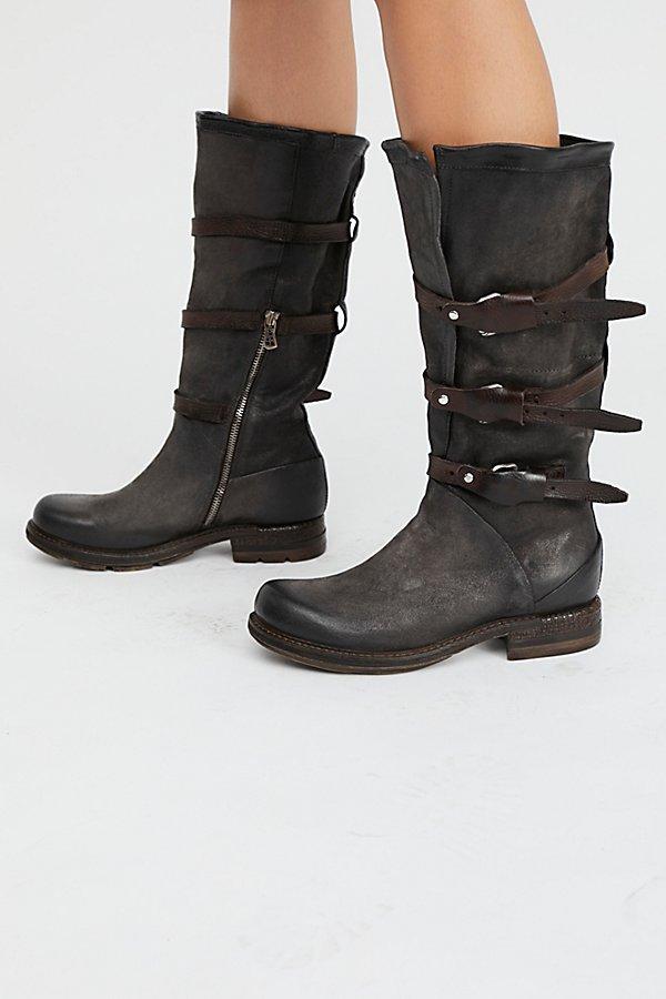 Bradley Midi Moto Boot By A.s.