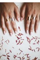 By Phyllis + Rosie Jewelry Womens Short Cigar Band Ring