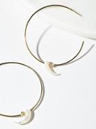 Lennox Horn Hoops By Lili Claspe At Free People