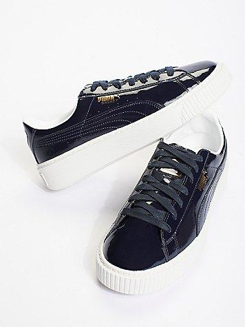 Basket Platform Patent Sneaker By Free People