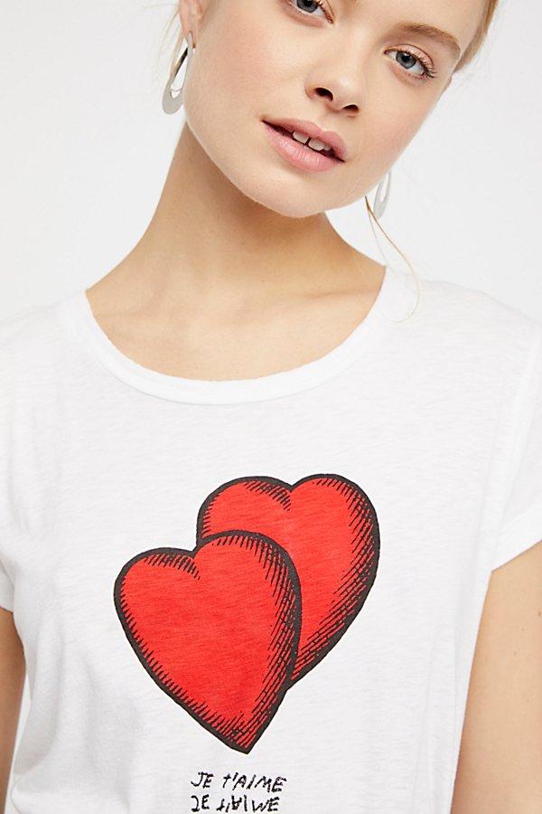 Skinny Heart Tee By Zadig & Voltaire At Free People