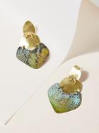 Patina Plate Earrings By Sibilia X Free People
