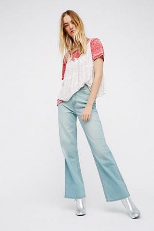 We The Free Womens Hi Rise Straight Flare