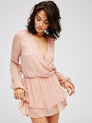 Free People Daliah Dropwaist Mini Dress