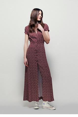 Free People Womens Casablanca Maxi Dress
