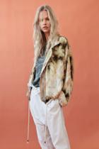 Free People Womens Tie Dye Windbreaker