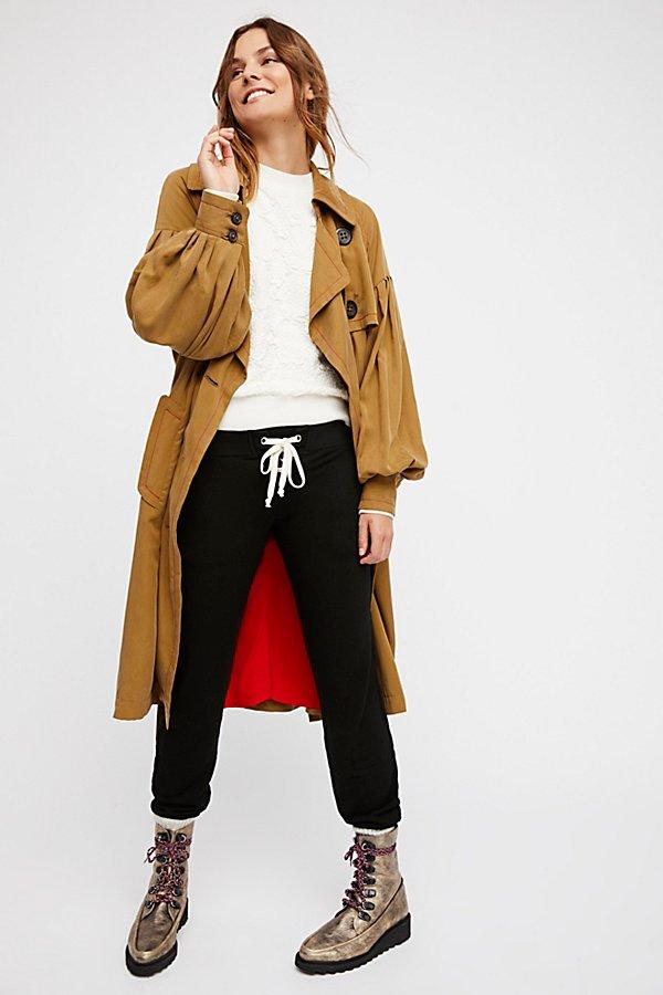Super Soft Lace Up Sweats By Monrow At Free People