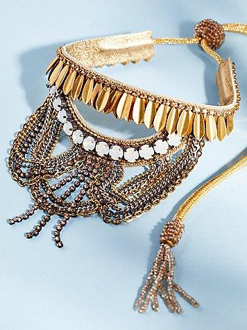 Ashlyn Opal Fringe Armband By Deepa At Free People