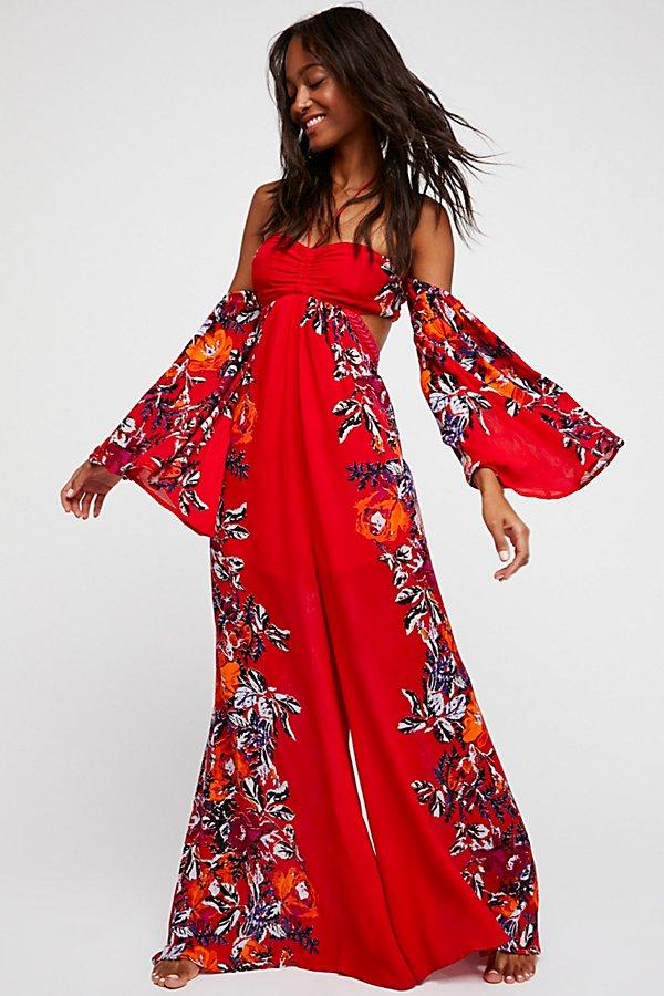Falling Flowers Jumpsuit By Free People