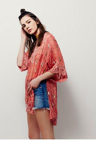 Free People Womens Moon & Back Tunic