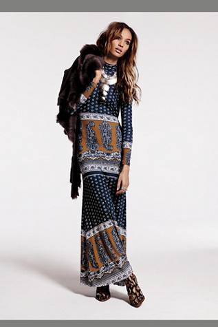 Novella Royale Womens Blackbird Maxi Dress