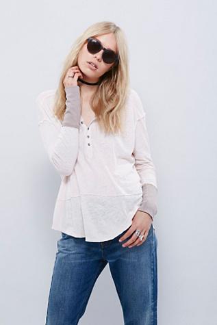 We The Free Womens Wtf Ringer Henley