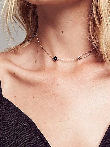 Thora Safety Pin Choker By Eyland Jewelry