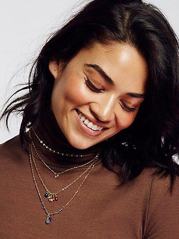 Delicate Quad Tiered Necklace By Av Max At Free People
