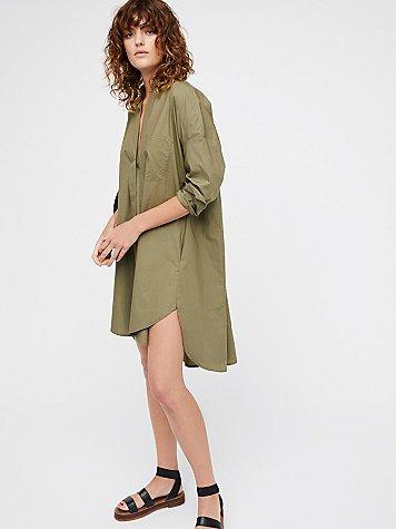 Jet Set Maxi Buttondown By Free People