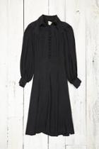 Free People Womens Vintage Ossie Clark Moss Crepe Day Dress