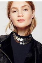 Lena Bernard Womens Sequin Skies Triple Chokr