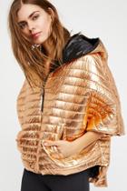 Lexington Cropped Puffer Cape By Think Royln At Free People