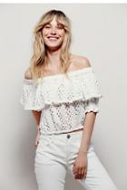 Free People Womens That Girl Off The Shoulder Top