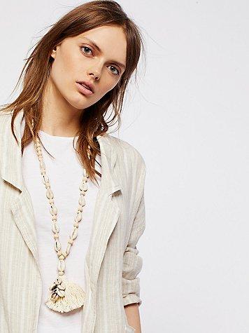 Sand Dancer Wooden Shell Pendant By Lead At Free People
