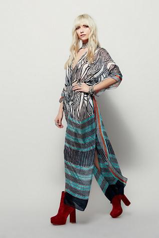 Lotta Stensson Womens Buena Vista Silk Kaftan