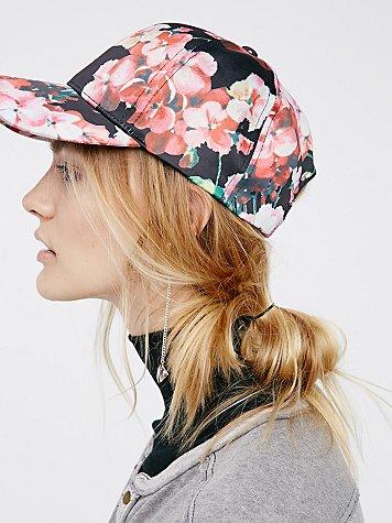 Free People Full Bloom Printed Baseball Hat