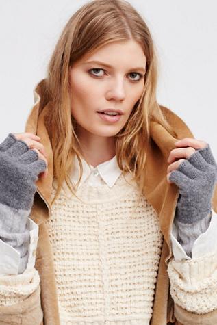 Free People Womens Downtown Ribbed Armwarmer