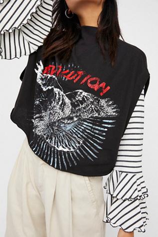 Graphic Layer Up Vest By Free People