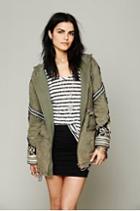 Golden Quills Military Parka At Free People